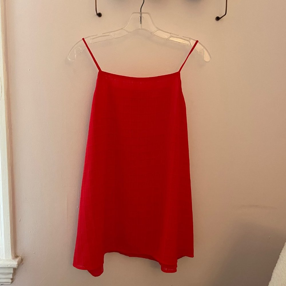 Loft Coral Flowy Tank